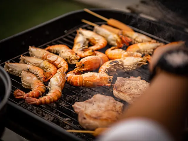 Grilled Garlic Prawns